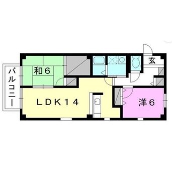 間取図 フォブール千都