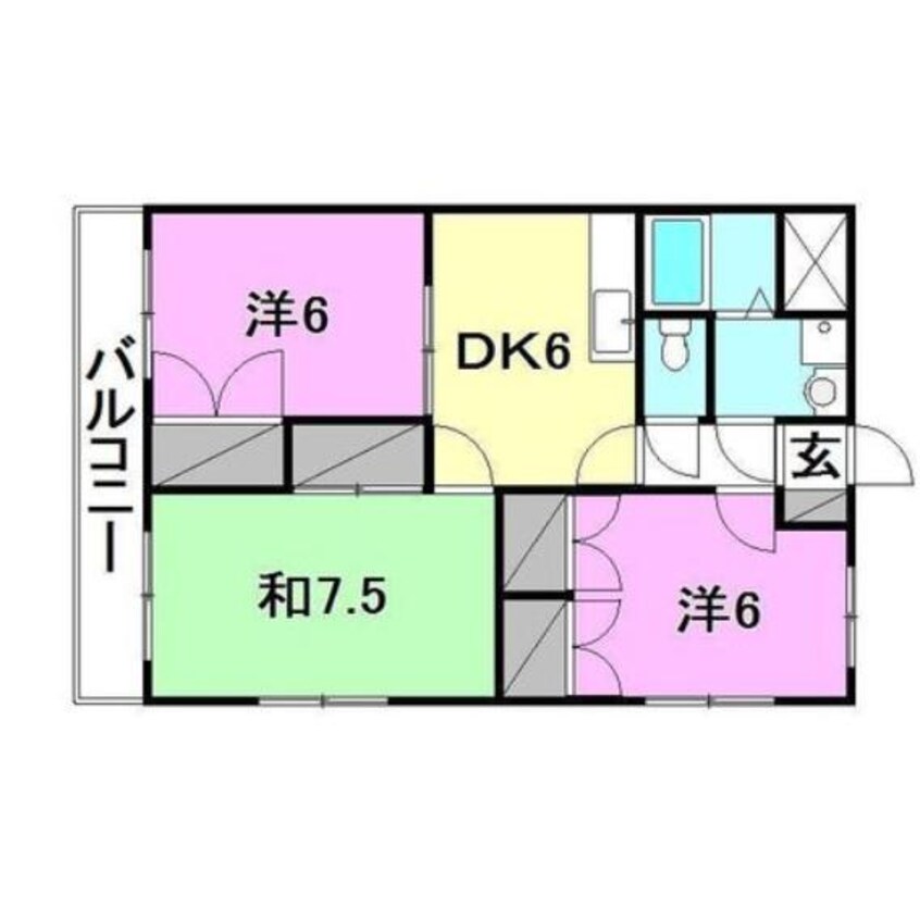 間取図 ファミール余戸