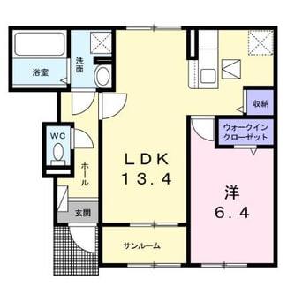 間取図 アルゴカミーノ