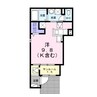 ハルカス 1Rの間取り