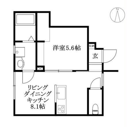 間取り図 ボン・プレサージュ郡中