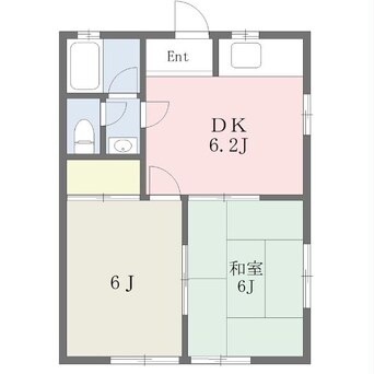 間取図 中西コーポ