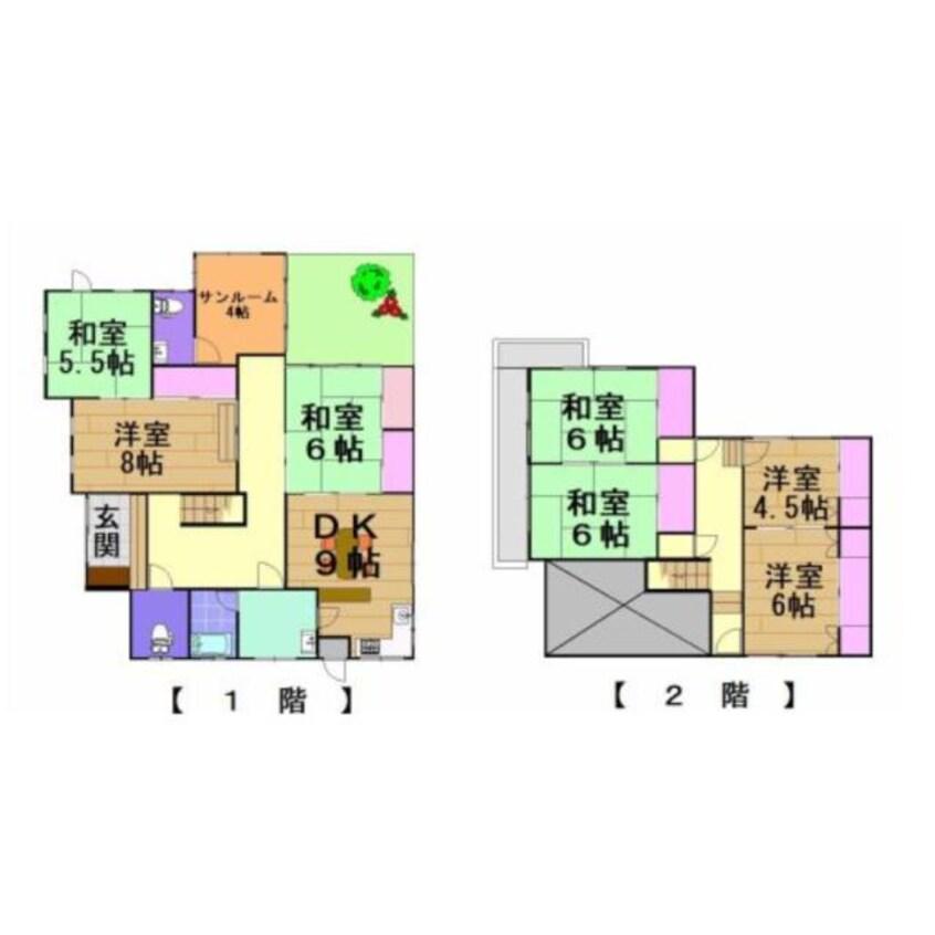 間取図 筒井中川戸建