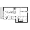 GALLERY HOUSE 1LDKの間取り