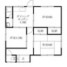 松前町学校前借家 3DKの間取り