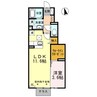 アルカディア 1LDKの間取り