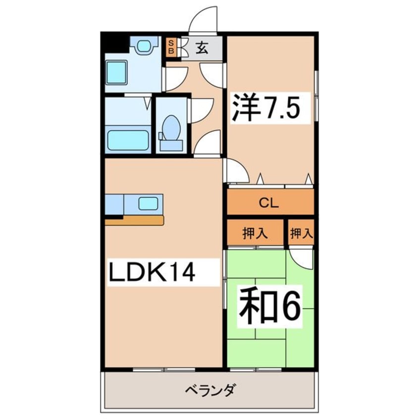 間取図 プルミエI