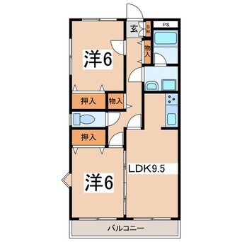 間取図 グランセドレはしたて