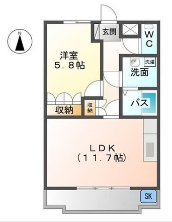 間取図 ファミリアーナ