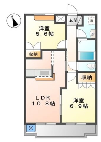 間取図 東建レジデンテ