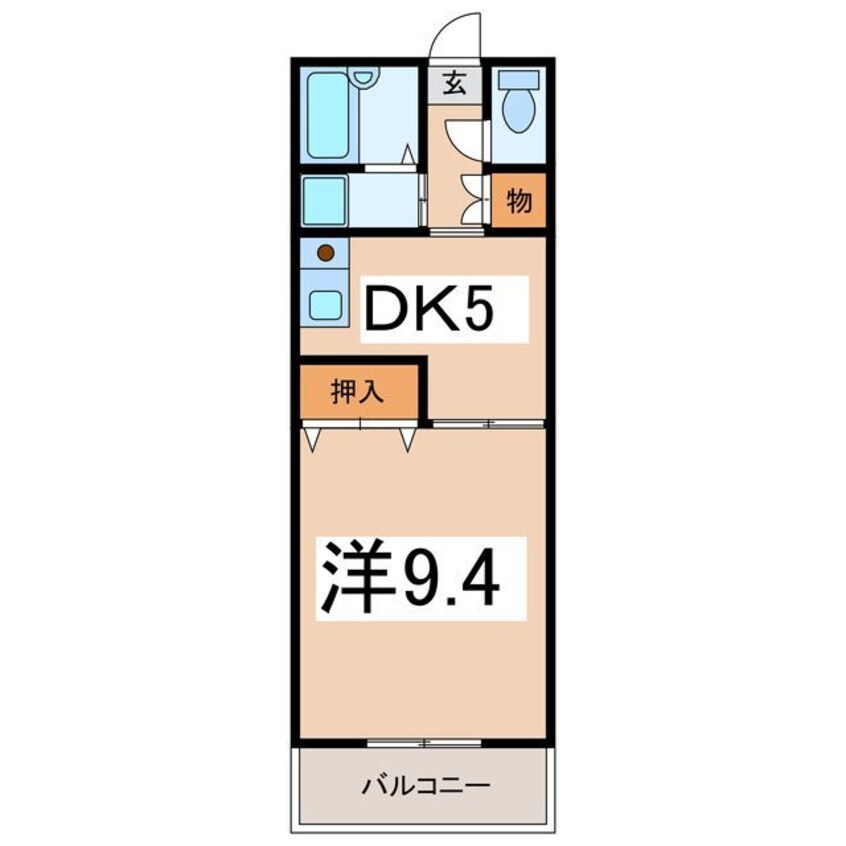 間取図 サンライズ河野マンション