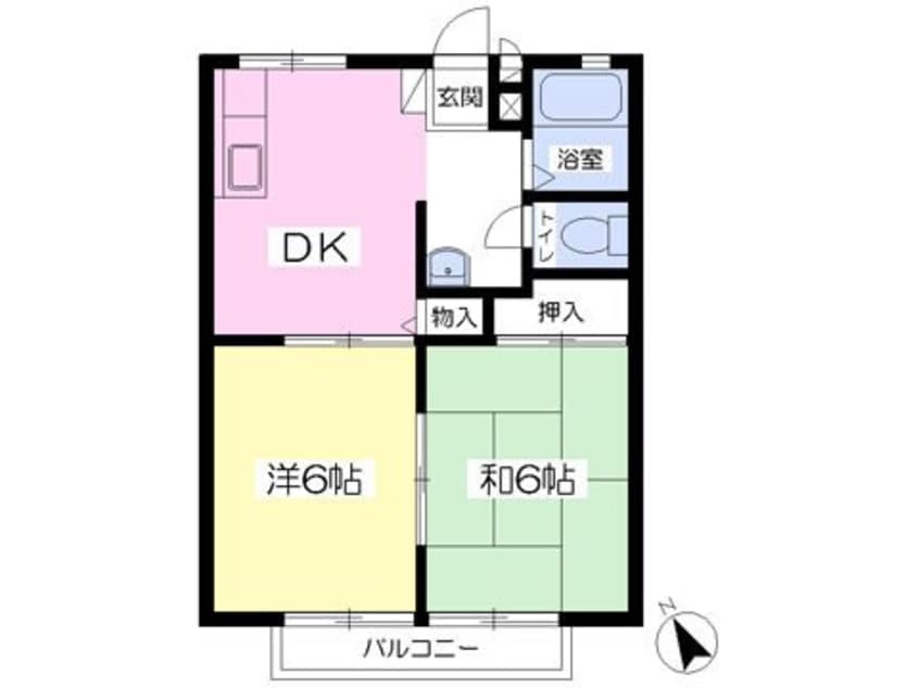 間取図 グレープハイツ