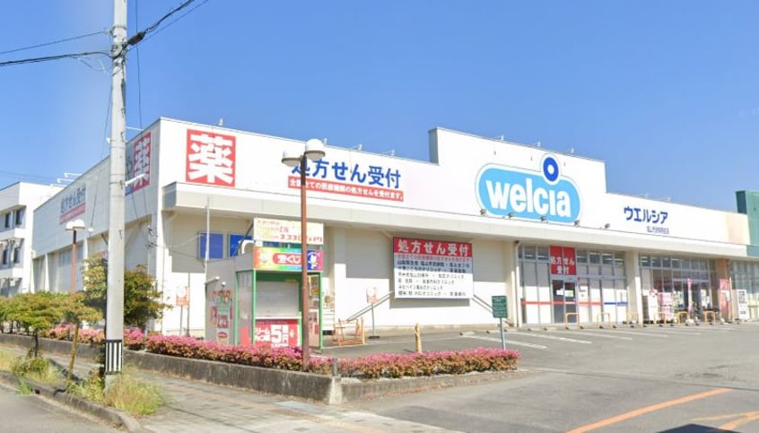ｳｴﾙｼｱﾅｶﾔ塩山市民病院前店(ドラッグストア)まで1440m グレープハイツ
