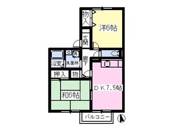 間取図 アミティエN