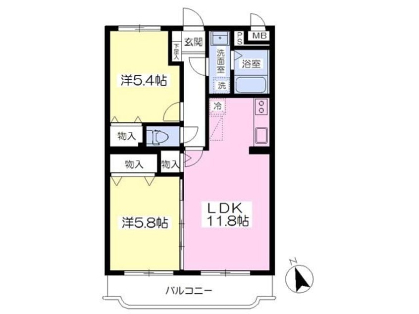 間取図 Y＆Mグランディール・マリン