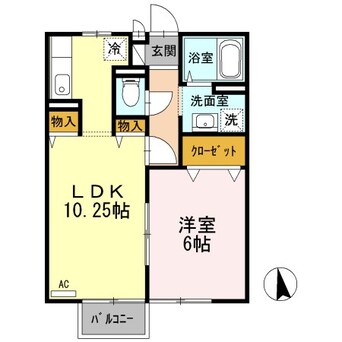 間取図 アンジェリーナ　Ａ