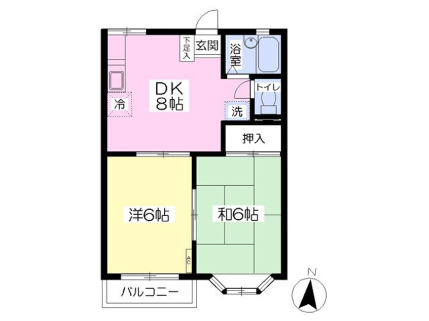 間取図 タウンハウスヴィラＢ