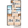 フレグランス菊島 3DKの間取り
