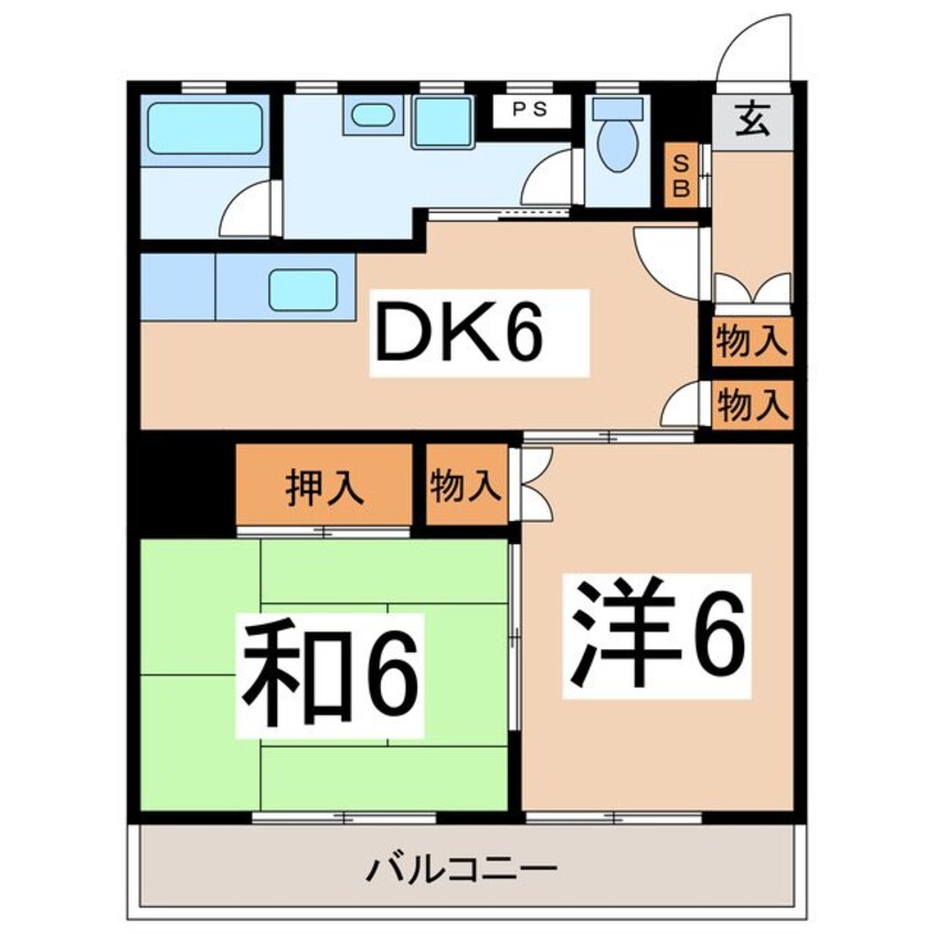 間取図 グレープヒルズＡ