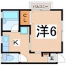 WEST SIDE 1Kの間取り