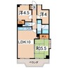 ライオンズマンション塩山 3LDKの間取り