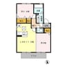 アクジス向町　A 2LDKの間取り