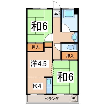 間取図 ハイツリヴァサイド