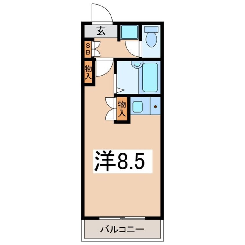 間取図 サンコーレ甲運