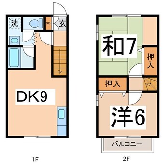 間取図 メゾンフォレストＡ