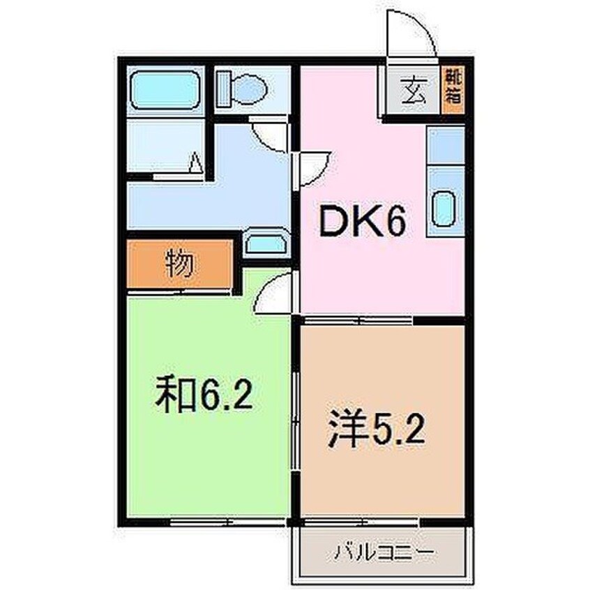 間取図 グリーンハイツ広瀬