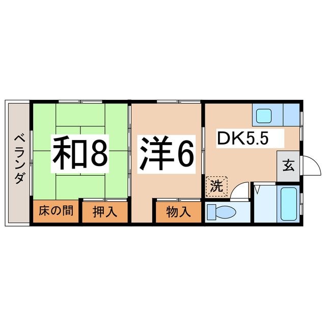 間取り図 第二池谷コーポ