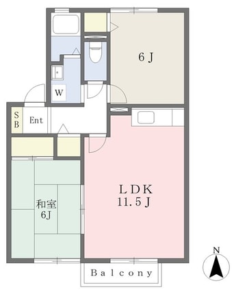 間取図 メゾンルピナス