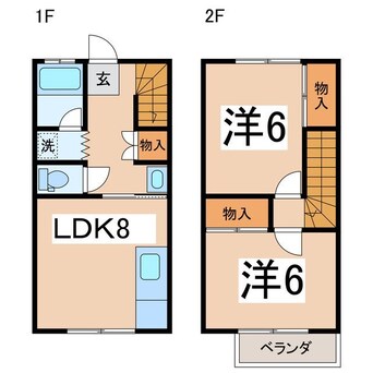 間取図 古家アパート