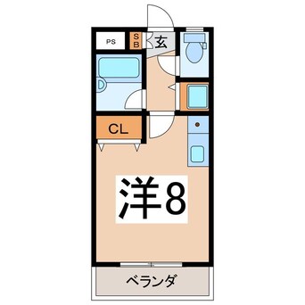 間取図 メイプルＳＴ