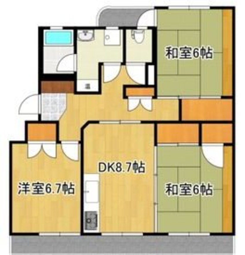間取図 ベラヴィータ花櫻