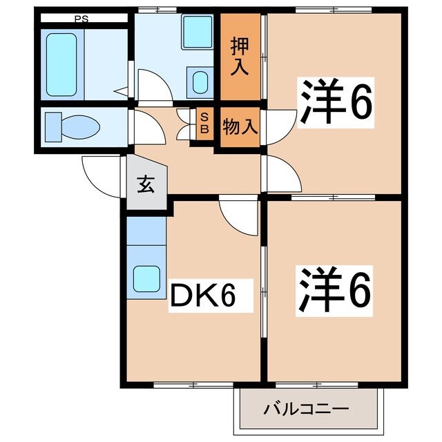 間取り図 パープルメゾン