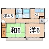 上野住宅　3号 3Kの間取り