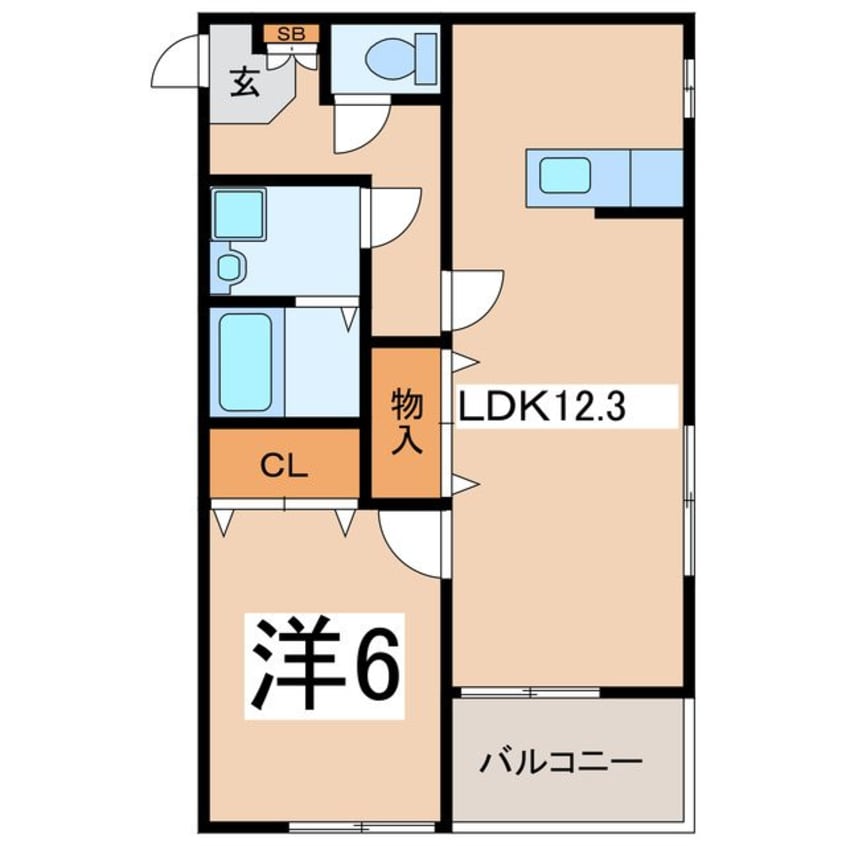 間取図 リバーサイド向町
