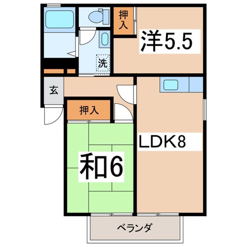 間取図 フレグランスウズキ