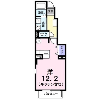 間取図 ベルソレイユ・ＵＡ