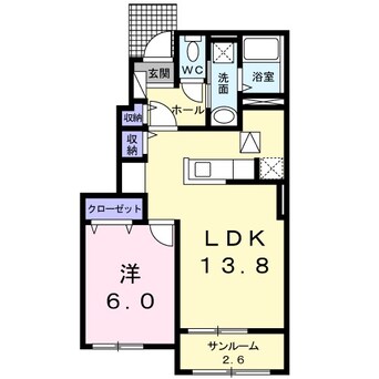 間取図 ビラ　クラールII