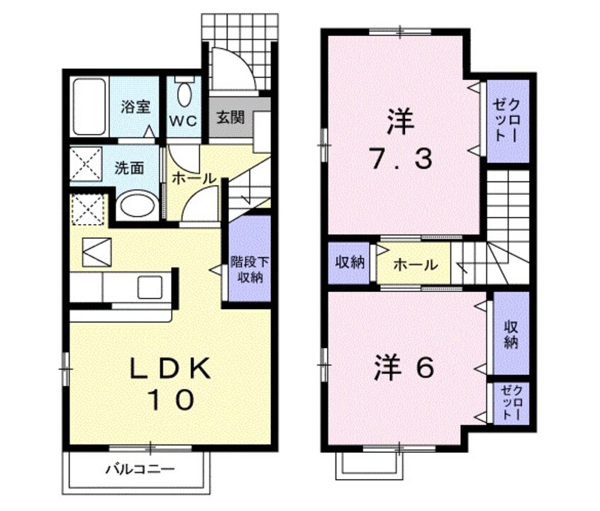 間取図 ジェルメ