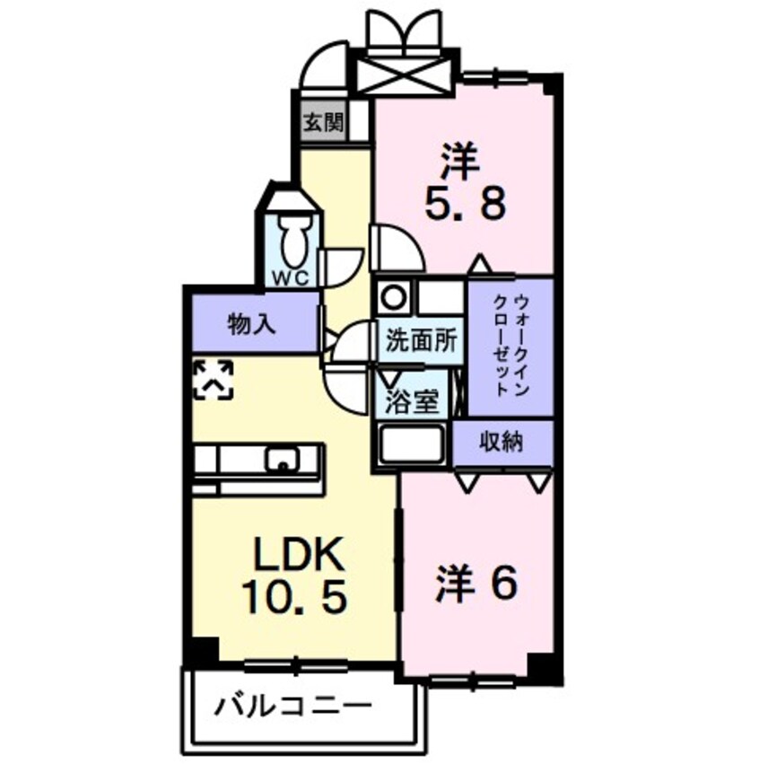 間取図 イーストガーデン