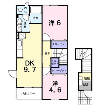 間取図 ムート２１　Ｂ