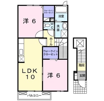 間取図 リバーサイドヒル　Ｂ