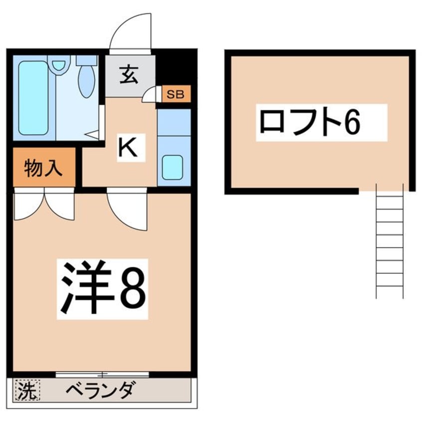 間取図 メープルハウスサンリバー