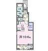 エテルノ　Ｙ　Ａ 1Rの間取り