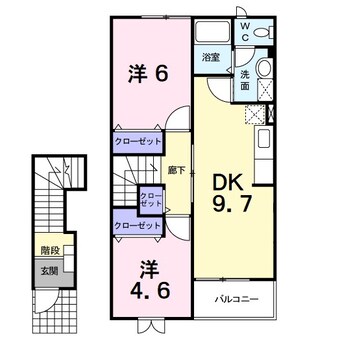間取図 パントリーヴル