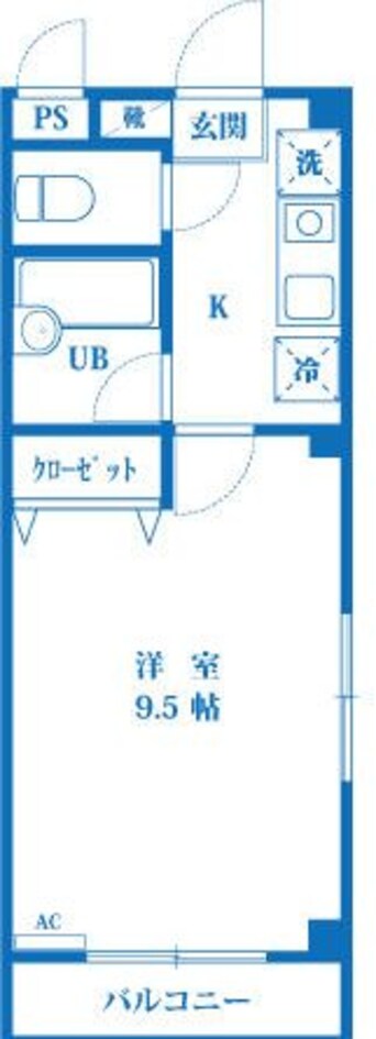 間取図 ファミーユよもぎA棟