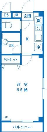 間取り図 ファミーユよもぎA棟